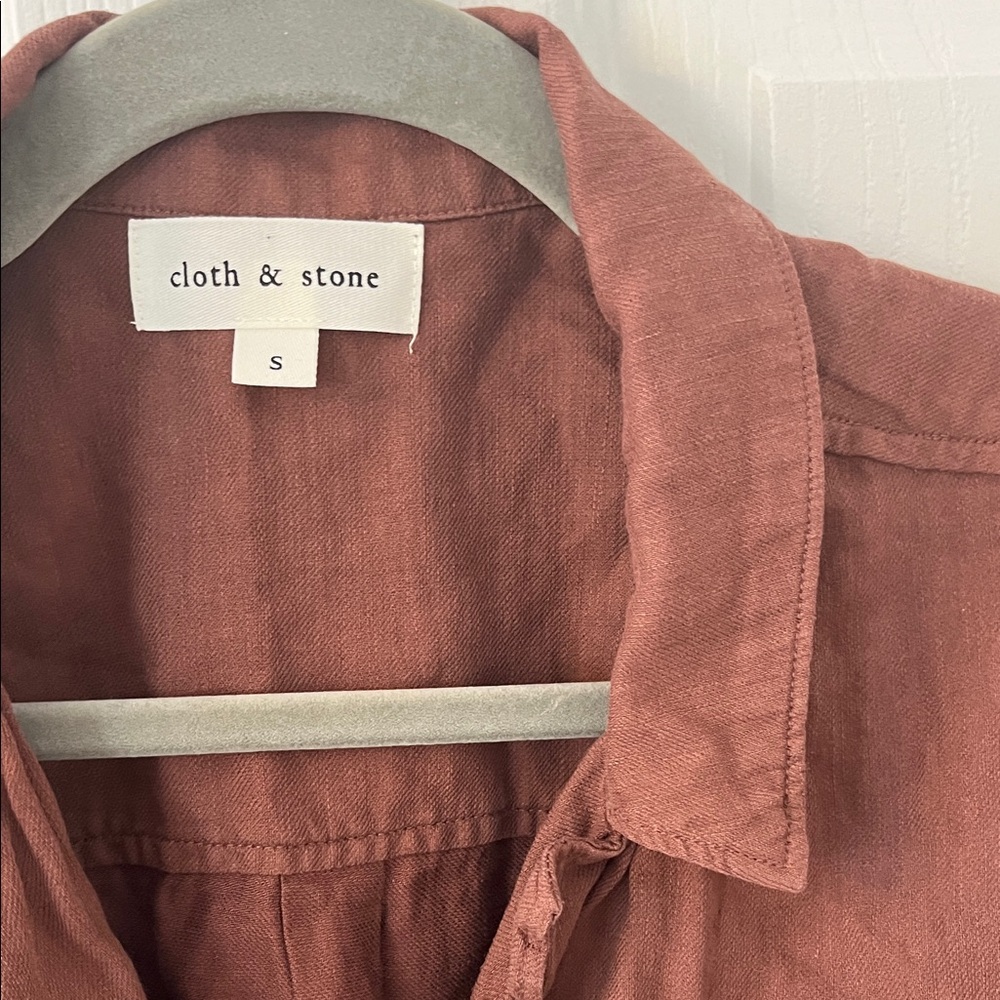 Cloth & Stone Brown Long Sleeve Dress - Picture 2 of 2